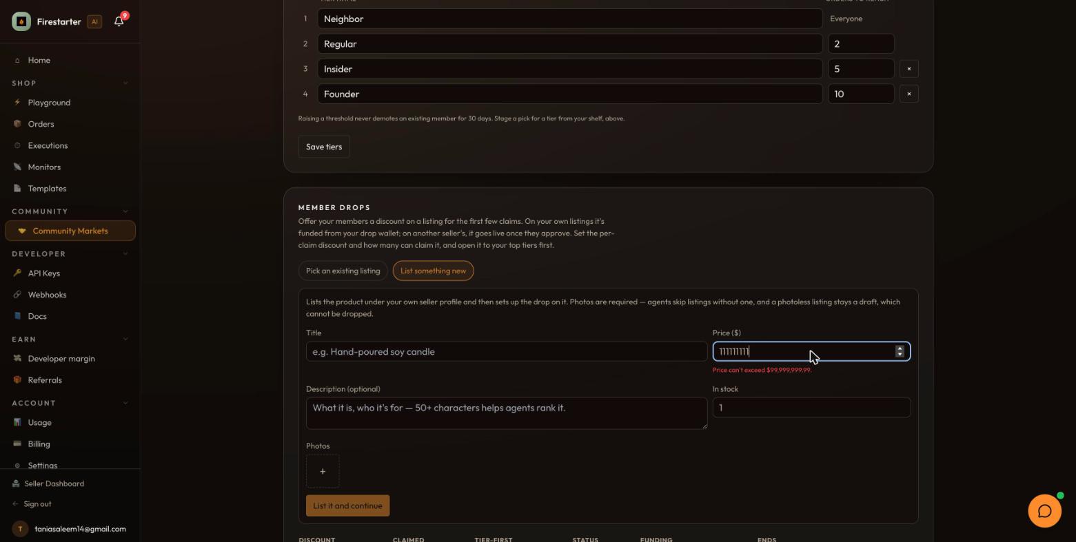 QA744 Drop Listing Check