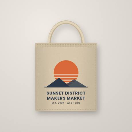Sunset District Makers Market Tote — Heavyweight Canvas